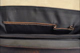 KD Stephens Rugged Leather Laptop Business Easy Access Briefcase