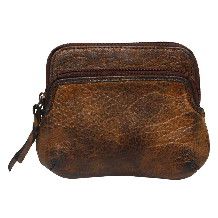 Never Mind Nmbgm120 Coin Purse Vintage Handmade Genuine Cowhide by Hilason – Cowboy and equestrian accessories