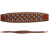 Bar H Equine American Leather Horse Saddle Tack One Ear Headstall | Breast Collar | Browband Headstall | Wither Strap | Tack Set BER259