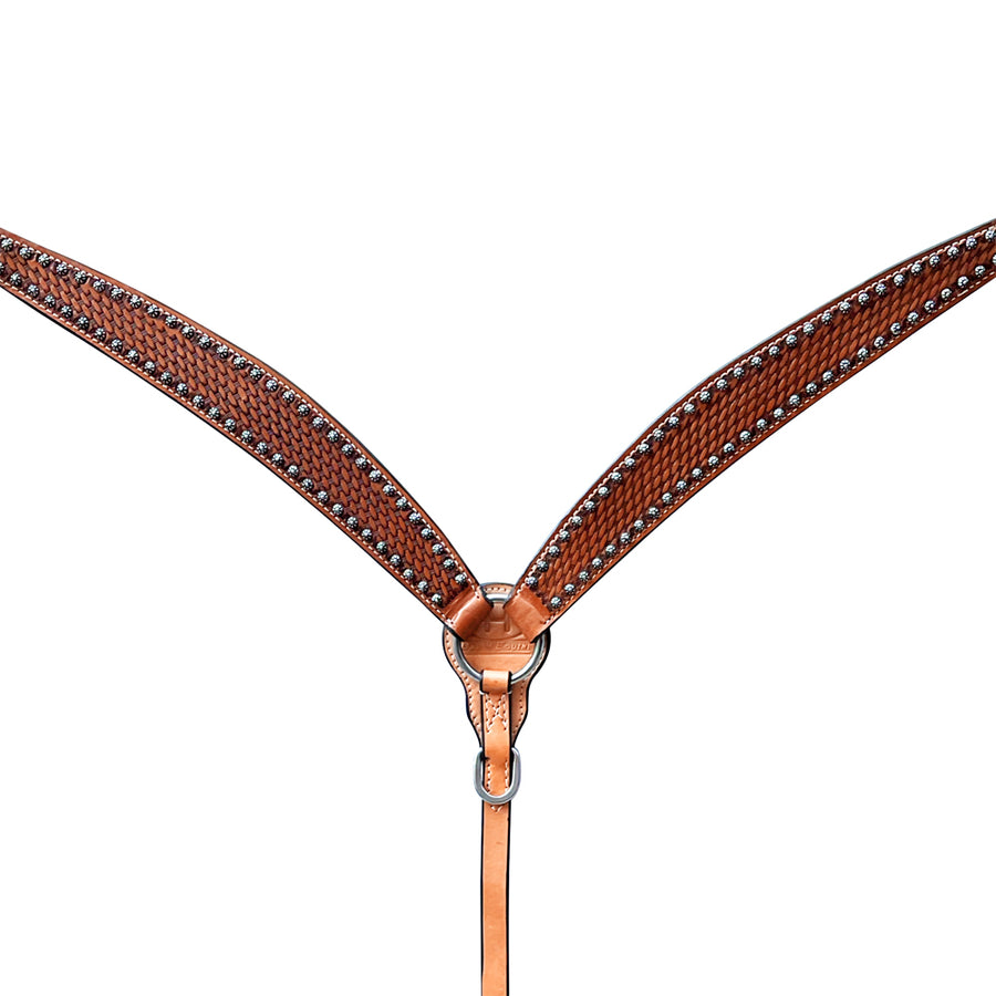 Bar H Equine American Leather Horse Saddle Tack Breast Collar - Uhorse