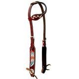 Bar H Equine American Leather H. Saddle Tk. One Ear Headstall | by Hilason – Cowboy and equestrian accessories