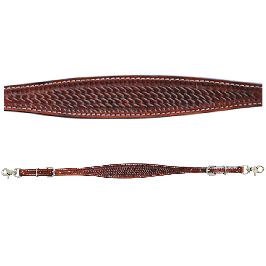 Bar H Equine Genuine Western American Leather Horse Wither Strap - Uhorse