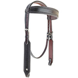 Bar H Equine American Leather Horse Saddle Tack One Ear Headstall | Breast Collar | Browband Headstall | Wither Strap | Tack Set BER266