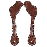 Bar H Equine H. Riding W. Leather Spurs Straps for Adults Womens – by Hilason – Cowboy and equestrian accessories