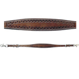 Bar H Equine American Leather Horse Saddle Tack One Ear Headstall | Breast Collar Browband Wither Strap Set BER266