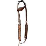 Bar H Equine Genuine Western American Leather Horse One Ear Headstall - Uhorse