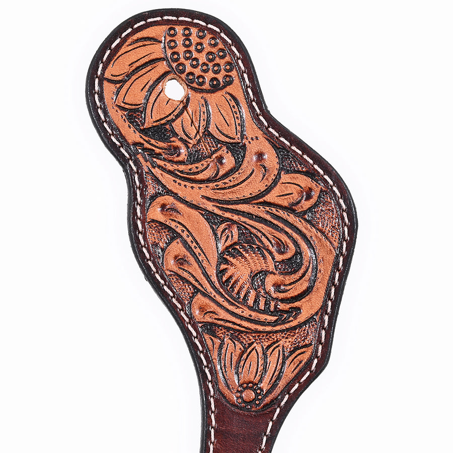 Bar H Equine Leather Spurs Straps for Adults Western Womens Spur Horse Riding Barrel Racing Show and Rodeo Strap Adult Women