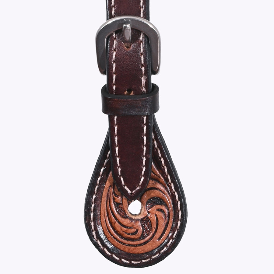 Bar H Equine Leather Spurs Straps for Adults Western Womens Spur Horse Riding Barrel Racing Show and Rodeo Strap Adult Women