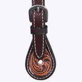 Bar H Equine Leather Spurs Straps for Adults Western Womens Spur Horse Riding Barrel Racing Show and Rodeo Strap Adult Women
