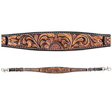 Bar H Equine Genuine Western American Leather Horse Premium Headstall & Breast Collar Set