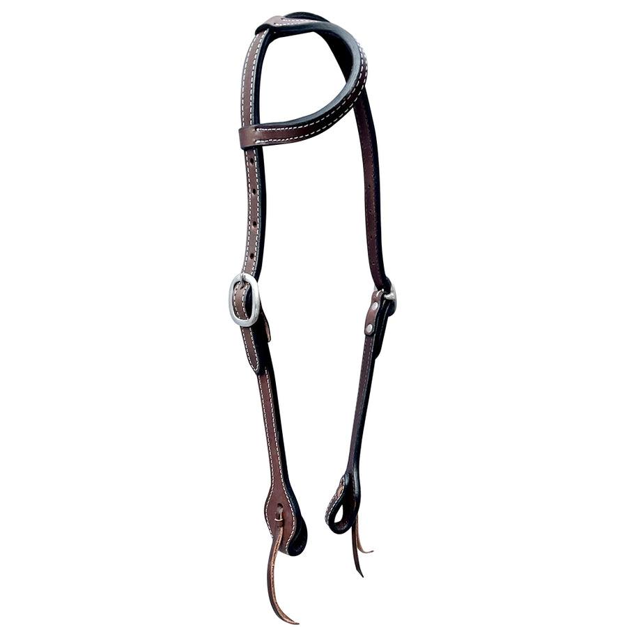 Bar H Equine Genuine Western American Leather Horse Headstall and Breast Collar Set - Uhorse