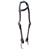 Bar H Equine Genuine Western American Leather Horse One Ear Headstall - Uhorse