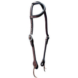 Bar H Equine American Leather Horse Saddle Tack One Ear Headstall | Breast Collar | Browband Headstall | Spur Straps | Wither Strap | Tack Set BER270