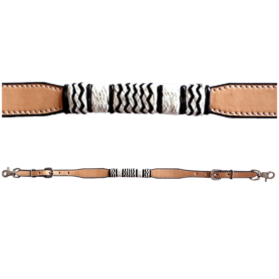 Bar H Equine Genuine Western American Leather Horse Wither Strap - Uhorse
