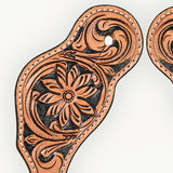 Bar H Equine Leather Spurs Straps for Adults Western Womens Spur Horse Riding Barrel Racing Show and Rodeo Strap Adult Women