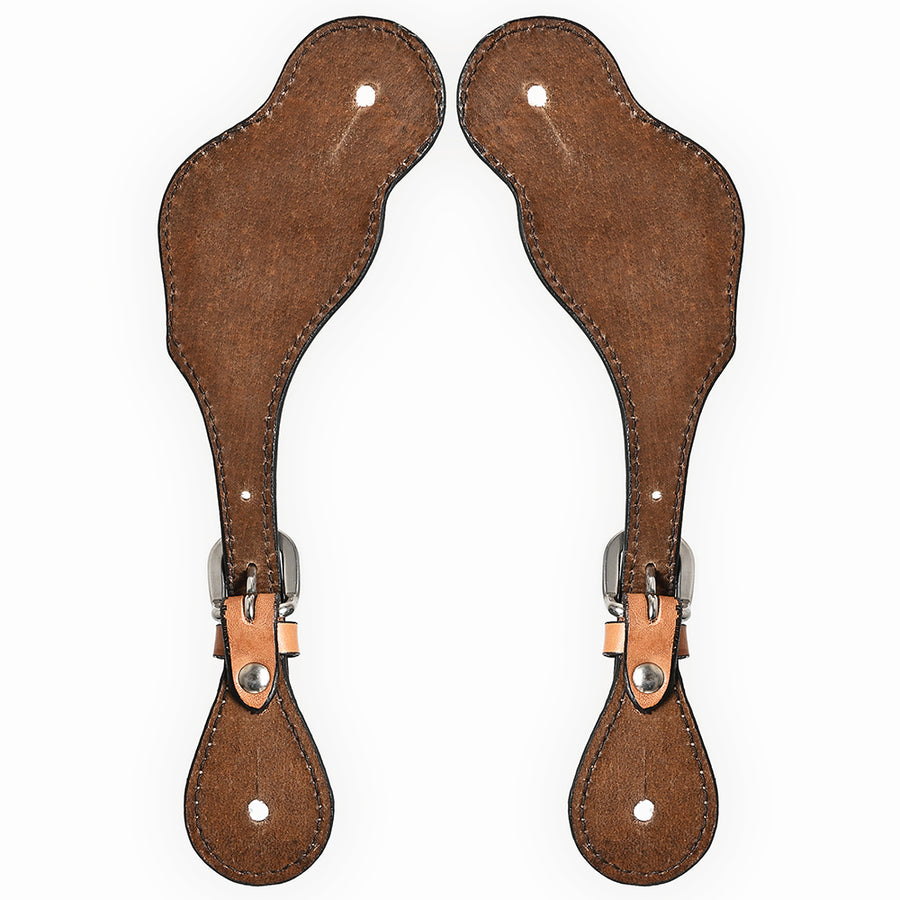 Bar H Equine Leather Spurs Straps for Adults Western Womens Spur Horse Riding Barrel Racing Show and Rodeo Strap Adult Women