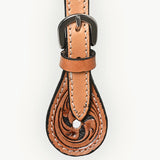 Bar H Equine Leather Spurs Straps for Adults Western Womens Spur Horse Riding Barrel Racing Show and Rodeo Strap Adult Women