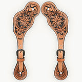 Bar H Equine H. Riding W. Leather Spurs Straps for Adults Womens – by Hilason – Cowboy and equestrian accessories