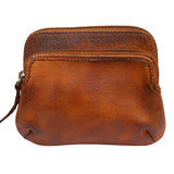 Never Mind Nmbgm121 Coin Purse Vintage Handmade Genuine Cowhide Leather Women Bag Western Handbag Purse