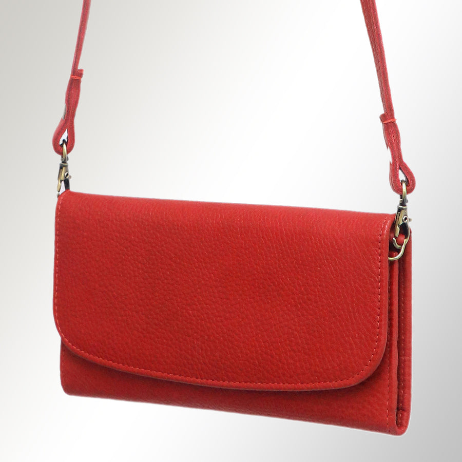 American Darling Western Leather Small Cross body Bag - Handcrafted Wallet Purse - Uhorse