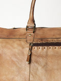 Never Mind Nmbg136B Duffel Vintage Handmade Genuine Cowhide Leather Women Bag Western Handbag Purse