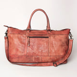 Never Mind Nmbg136D Duffel Vintage Handmade Genuine Cowhide Leather Women Bag Western Handbag Purse