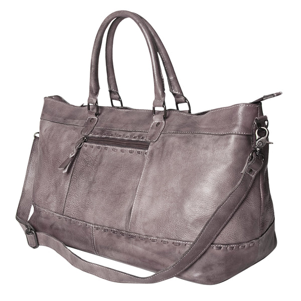 Never Mind Nmbg136E Duffel Vintage Handmade Genuine Cowhide Leather by Hilason – Cowboy and equestrian accessories