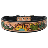 Sml Hilason W. Floral Hand Painted Tooled Heavy Duty Genuine Leather by Hilason – Cowboy and equestrian accessories