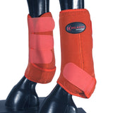 HILASON L M S Horse Front Rear Hind Leg Sport Boots 2 Pack | 4 Pack | Horse Leg Boots | Horse Jumping Boots | Horse Sport Boots