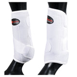 HILASON H. Front Leg Neoprene Shock Absorbing Sport Boot White Small – by Hilason – Cowboy and equestrian accessories