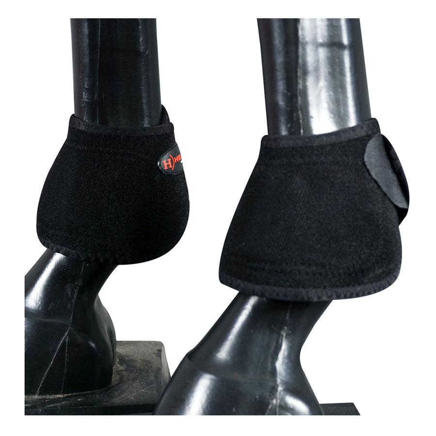 HILASON Bell Boots for Horses No Turn Protection Comfort and Durability Quick Wrap Hook and Loop Jumping Boots Sold - Uhorse