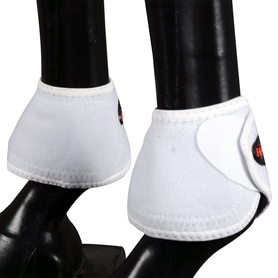 HILASON Bell Boots for Horses No Turn Protection Comfort and Durability Quick Wrap Hook and Loop Jumping Boots Sold - Uhorse