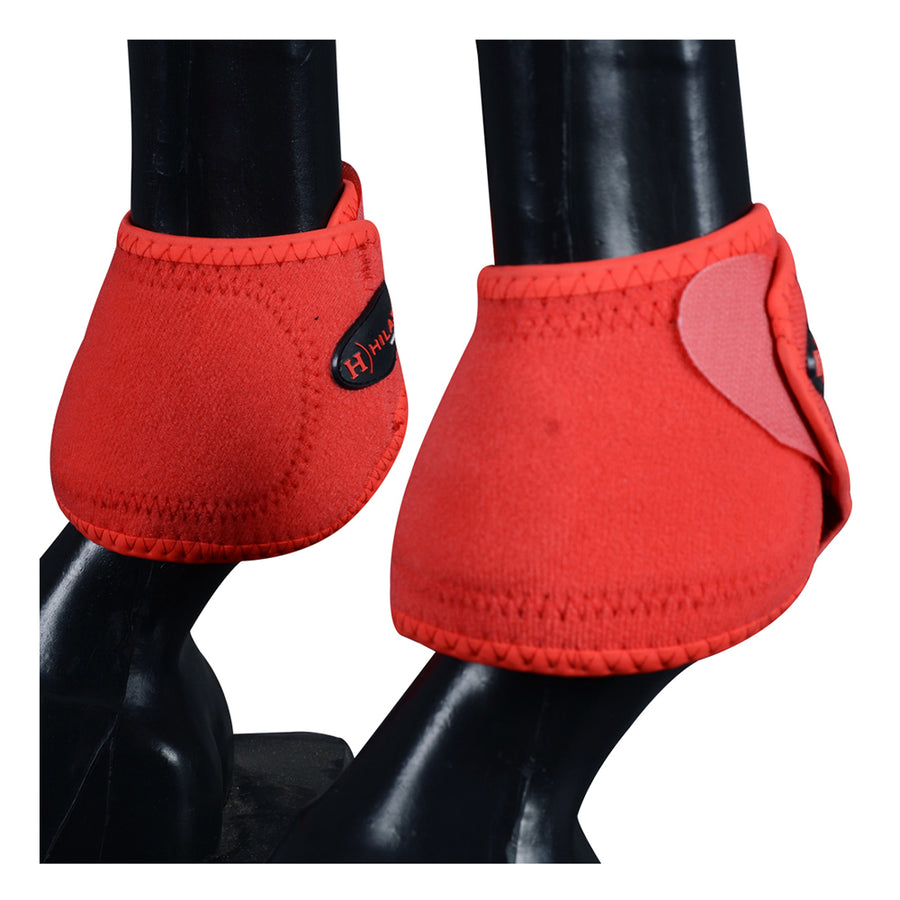 HILASON Bell Boots for Horses No Turn Protection Comfort and Durability Quick Wrap Hook and Loop Jumping Boots Sold - Uhorse