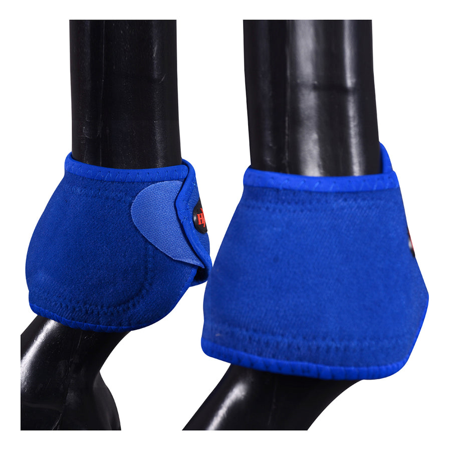HILASON Bell Boots for Horses No Turn Protection Comfort and Durability Quick Wrap Hook and Loop Jumping Boots Sold - Uhorse