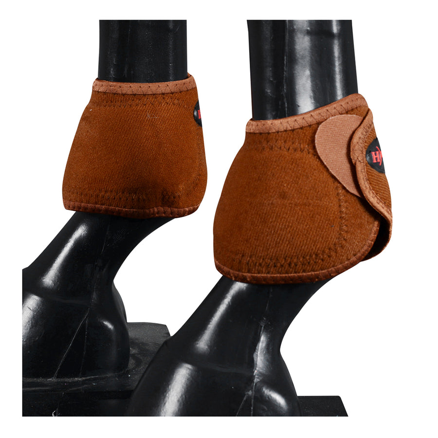 HILASON Bell Boots for Horses No Turn Protection Comfort and Durability Quick Wrap Hook and Loop Jumping Boots Sold - Uhorse