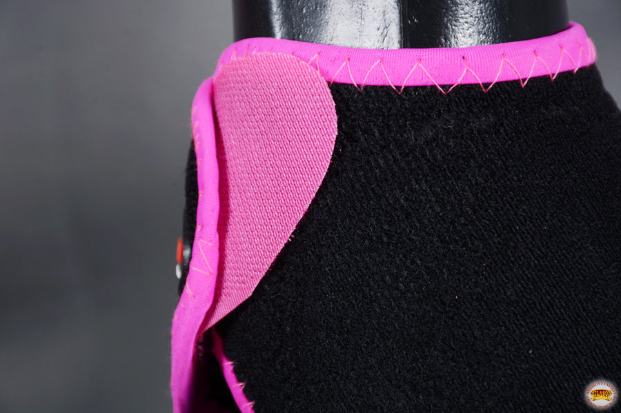 HILASON Bell Boots for Horses No Turn Protection Comfort & Durability Quick Wrap Hook and Loop Jumping Sold in Pairs