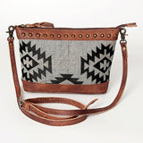 American Darling Saddle Blanket Genuine Leather Women Bag Western Handbag Purse