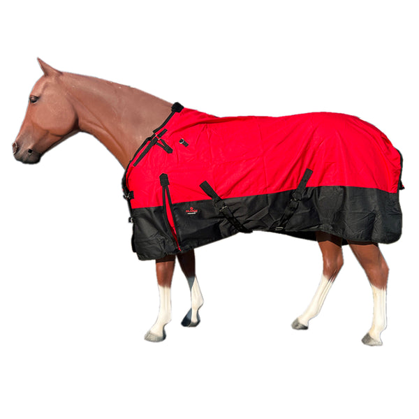 Hilason 600D Winter Waterproof Miniature Horse Turnout Blanket Red - Uhorse