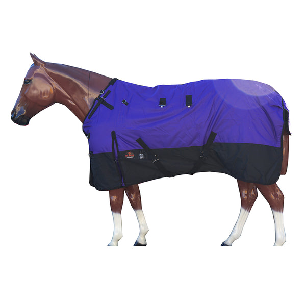 Hilason 600D Winter Waterproof Miniature Horse Turnout Blanket Purple - Uhorse