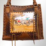 American Darling Tote Genuine Leather Women Bag Western Handbag Purse