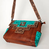 ADBG842C American Darling Hand Tooled Hair On Genuine Leather Women Bag Western Handbag Purse