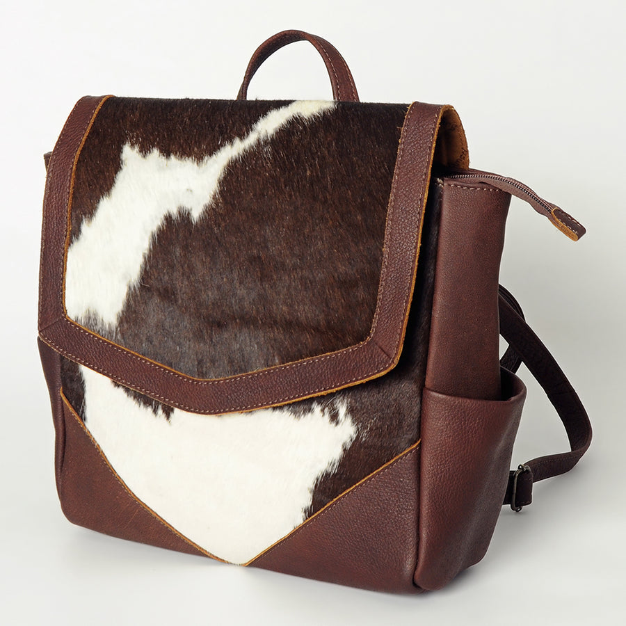 American Darling Hand Tooled Floral and Saddle Blanket Leather Western Backpack - Uhorse