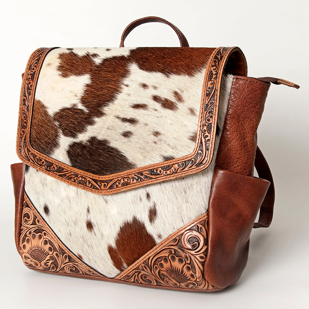 Western leather 2025 backpack purse