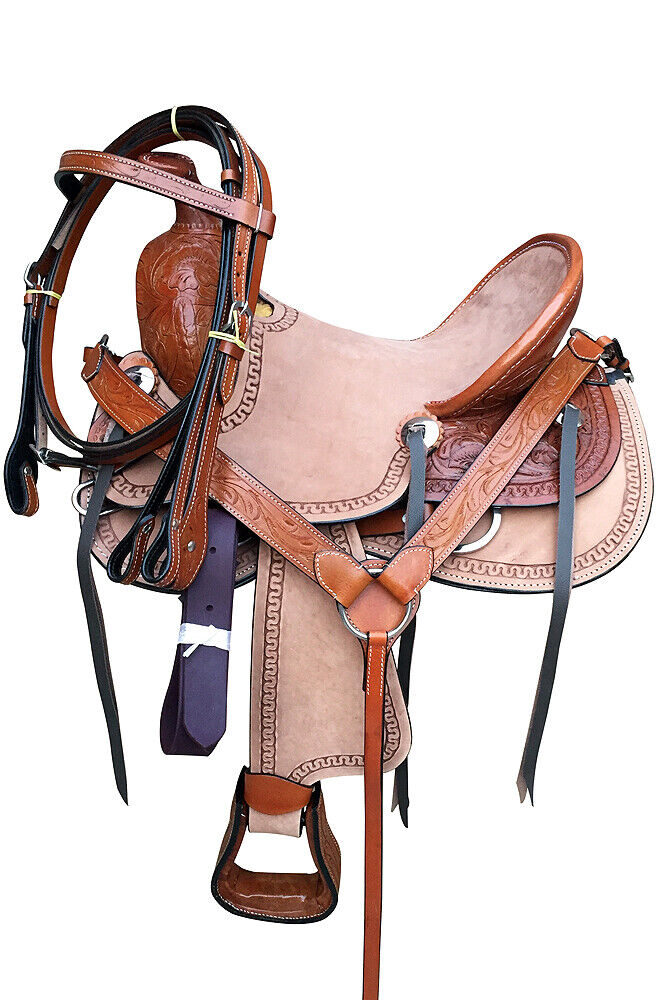 12 In Western Horse Saddle Ranch Trail Youth Child Pleasure Leather