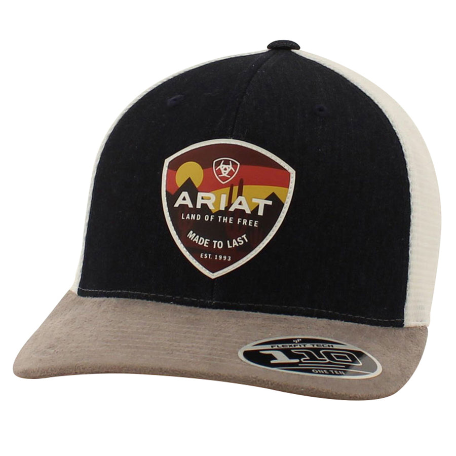 Ariat Heather Teal Mesh Cap One Size Denim by Hilason – Cowboy and equestrian accessories
