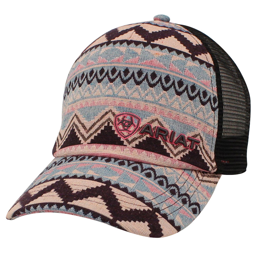 Ariat Ladies Ponyflo Tribal Print Ball Cap by Hilason – Cowboy and equestrian accessories