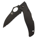 Ariat Serrated Edge Black Folding Knife