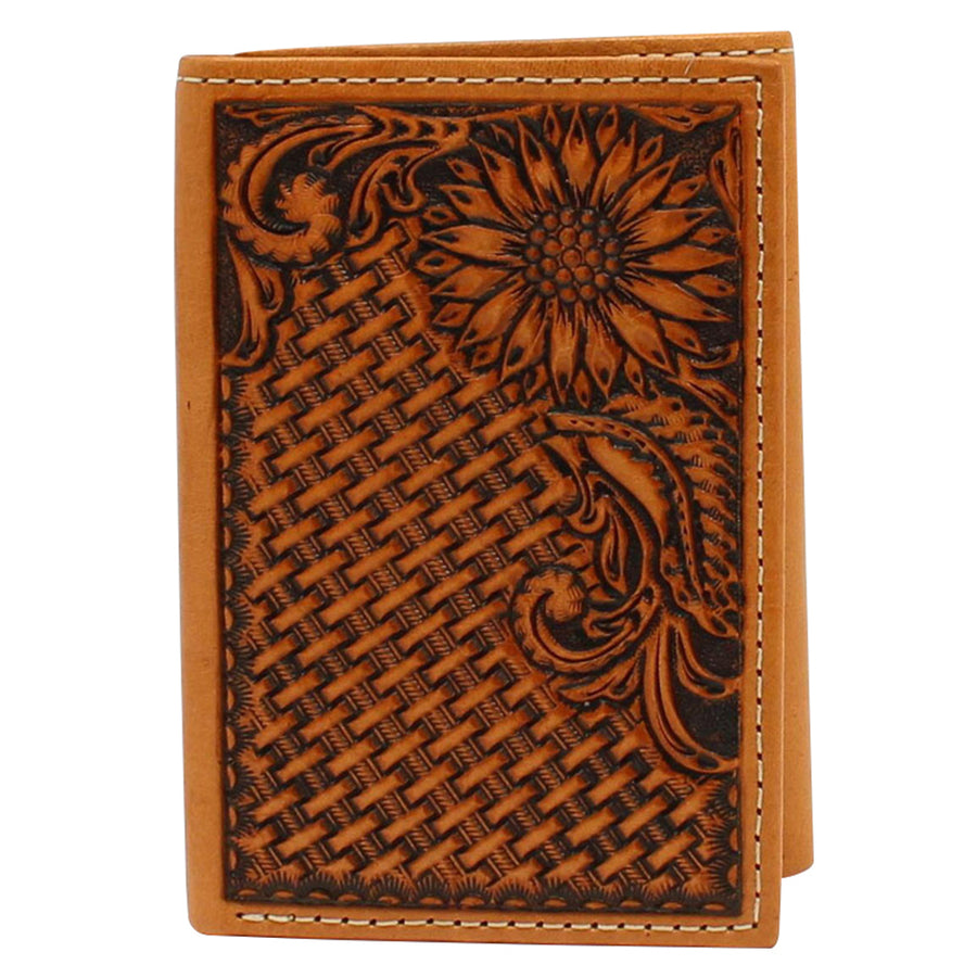 Nocona Men's Sunflower Trifold Western Wallet - Uhorse