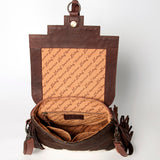 American Darling Cross Body II Hand Tooled Hair On Genuine Leather Women Bag Western Handbag Purse