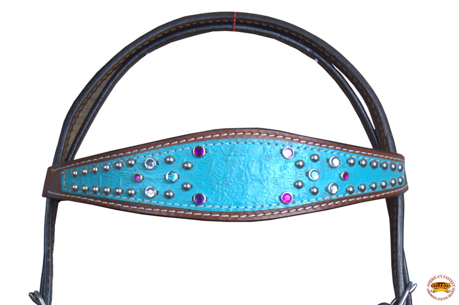 HILASON Western Horse One Ear Headstall Tack Bridle American Leather | for Horses Headstalls